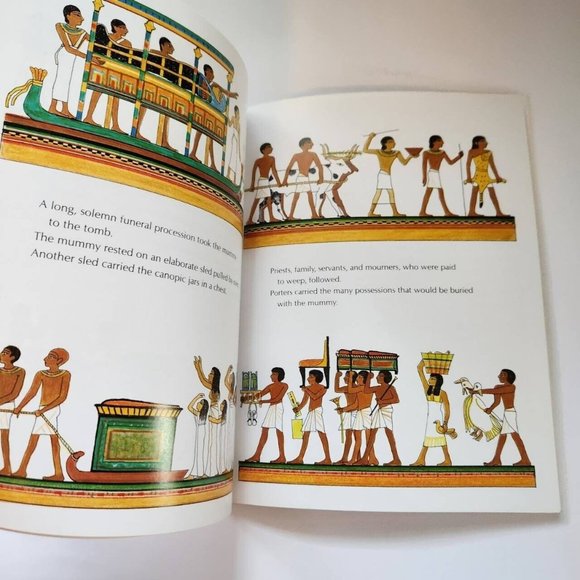 Mummies Made in Egypt by Aliki (1985, Trade Paperback) Vintage - Picture 6 of 8